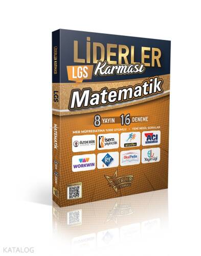 Liderler Karması 8. Sınıf LGS Matematik Denemeleri 8 Yayın 16 Deneme - 1