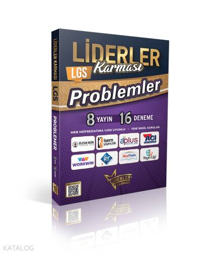 Liderler Karması 8. Sınıf LGS Problemler Denemeleri 8 Yayın 16 Deneme - 1