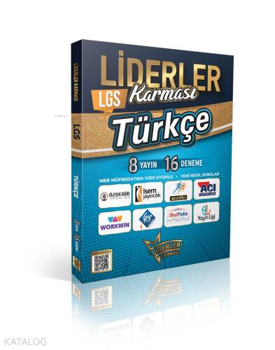 Liderler Karması 8. Sınıf LGS Türkçe 8 Yayın 16 Deneme - 1