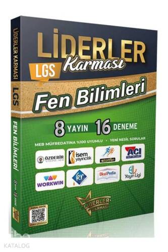 Liderler Karması LGS Fen Bilimleri Denemeleri 8 Yayın 16 Deneme - 1