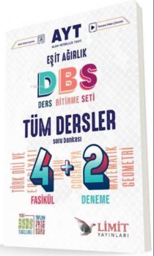 LİMİT AYT (EŞİT AĞIRLIK) DBS TÜM DERSLER 4+2 SORU BANKASI - 1