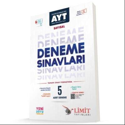 Limit Ayt Sayısal 5'Li Deneme Seti - 1