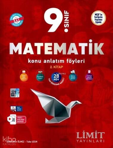 Limit Yayınları 9. Sınıf Matematik Konu Anlatım Föyleri 2. Kitap - 1