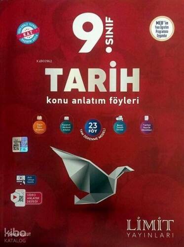 Limit Yayınları 9. Sınıf Tarih Konu Anlatım Föyleri - 1