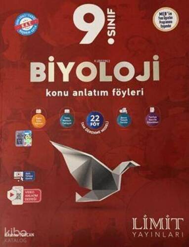 Limit Yayınları 9.Sınıf Biyoloji Konu Anlatım Föyleri - 1