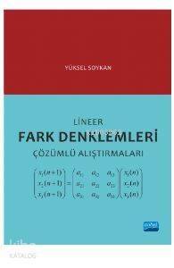 Lineer Fark Denklemleri Çözümlü Alıştırmaları - 1