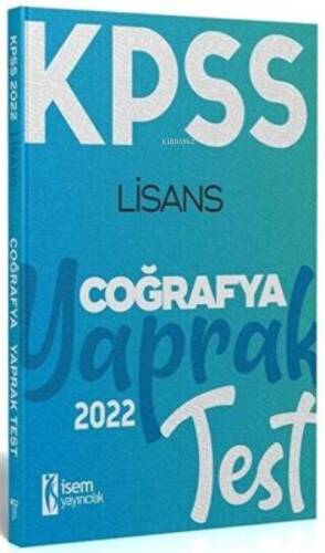 LİSANS COĞRAFYA ÇEK KOPART YAPRAK TEST - 1