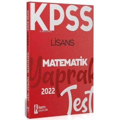 LİSANS MATEMATİK ÇEK KOPART YAPRAK TEST - 1