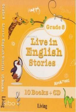 Live in English Stories Grade 8 - 10 Books-CD - 1