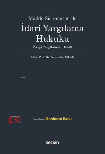 Madde Sistematiği İle İdari Yargılama Hukuku;(Vergi Yargılanması Dahil) - 1