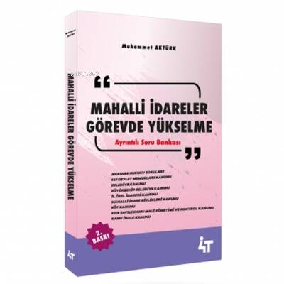 Mahalli İdareler Görevde Yükselme Ayrıntılı Soru Bankası - 1