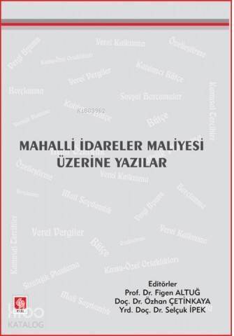 Mahalli İdareler Maliyesi Üzerine Yazılar - 1