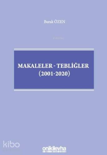 Makaleler-Tebliğler (2001-2020) - 1