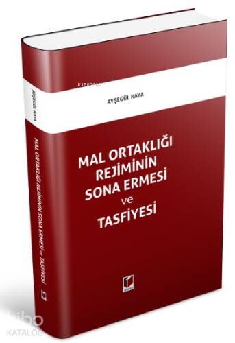 Mal Ortaklığı Rejiminin Sona Ermesi Ve Tasfiyesi - 1