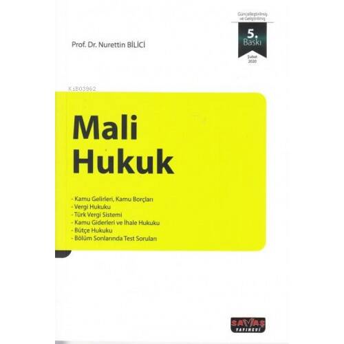 Mali Hukuk - 1