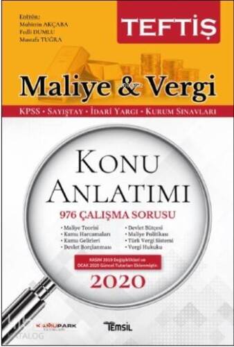 Maliye ve Vergi Hukuku Konu Anlatımı - 1