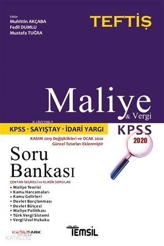 Maliye ve Vergi Hukuku Soru Bankası; KPSS 2020 - 1