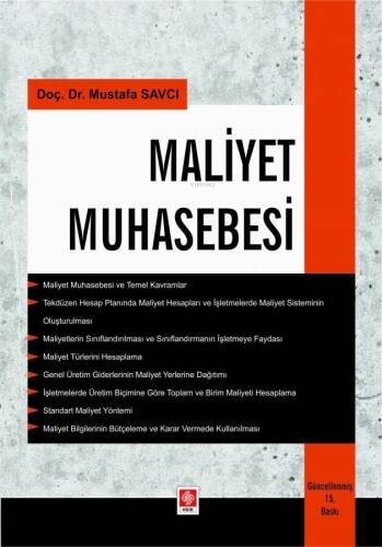 Maliyet Muhasebesi - 1