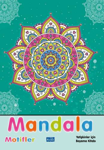 Mandala - Motifler;Yetişkinler İçin Boyama Kitabı - 1