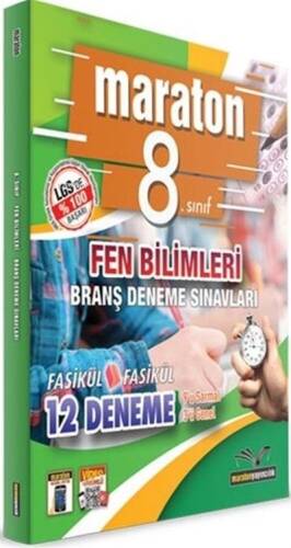 Maraton 8.Sınıf Fen Bilimleri Branş Deneme Sınavı - 1