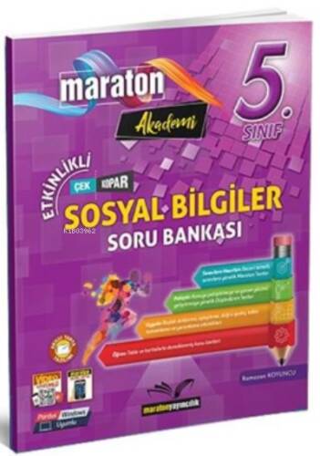 Maraton Akademi 5.Sınıf Etkinlikli Sosyal Bilgiler Soru Bankası - 1