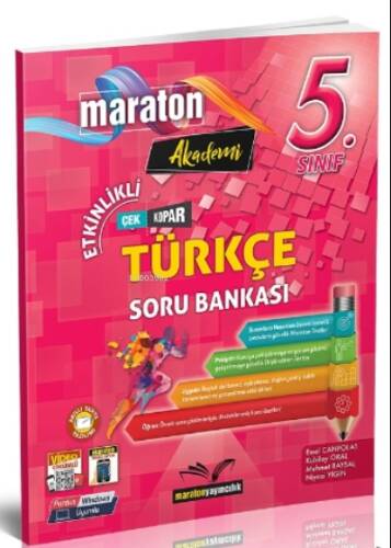 Maraton Akademi 5.Sınıf Etkinlikli Türkçe Soru Bankası - 1