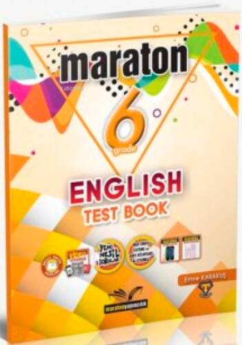 Maraton Grade 6 English Test Book - 1