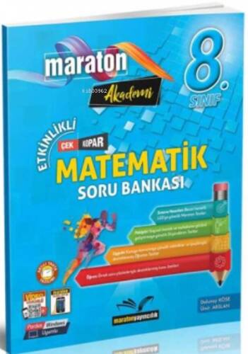 Maraton Yayıncılık Maraton Akademi 8.Sınıf Etkinlikli Matematik Soru Bankası - 1