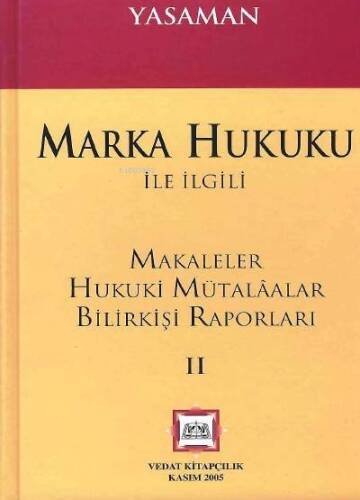 Marka Hukuku Cilt:2 - 1