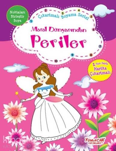 Masal Dünyasından Periler - Çıkartmalı Boyama Serisi - 1