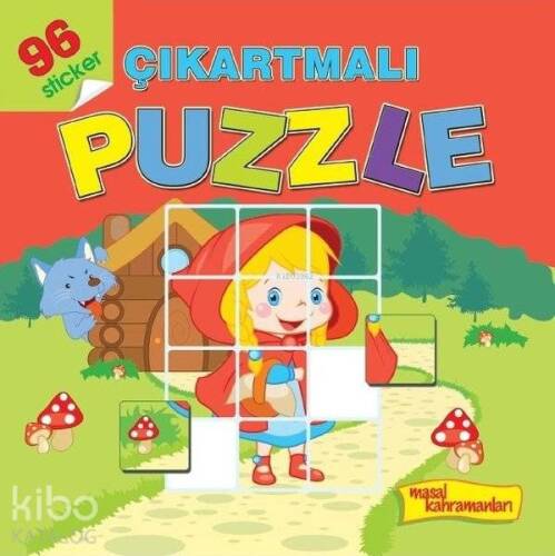 Masal Kahramanları - Çıkartmalı Puzzle 96 Sticker - 1