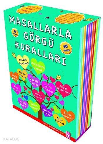 Masallarla Görgü Kuralları - Set (10 Kitap) - 1