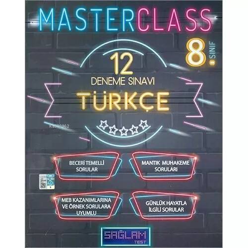 Masterclass Türkçe 12 Deneme Sınavı - 1