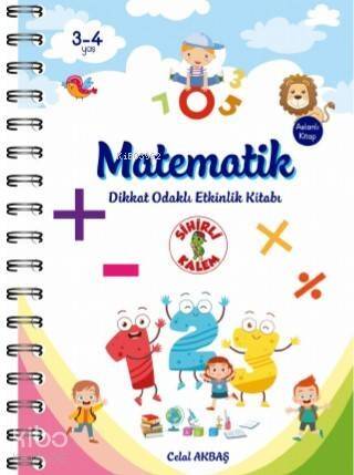 Matematik; - Dikkat Odaklı Etkinlik Kitabı - - 1