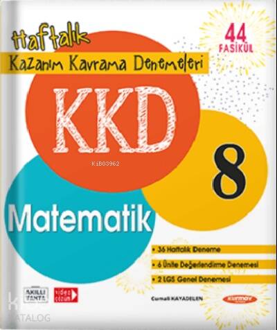 Matematik Haftalık Kazanım Kavrama Denemeleri (44 Fasikül) - 1