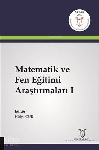 Matematik ve Fen Eğitimi Araştırmaları 1 - 1