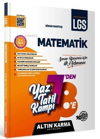 Matematik Yaz Tatil Kampı LGS 7-8. Sınıf Hazırlık - 1