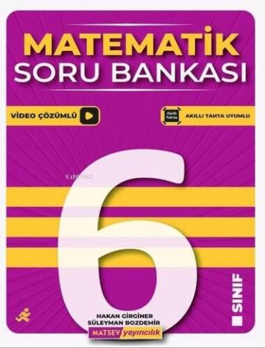 Matsev Yayıncılık 6. Sınıf Matematik Soru Bankası - 1