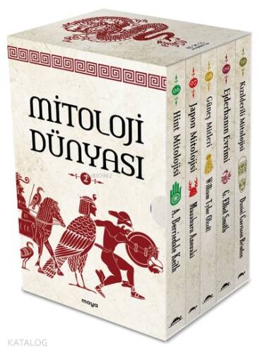 Maya Mitolojik Kitaplar Seti 2 - 5 Kitap Takım;Mitoloji Dünyası - Kutulu - 1