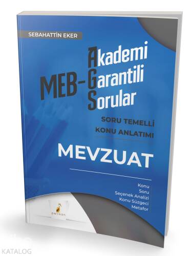 MEB – AGS Mevzuat Soru Temelli Konu Anlatımı - 1