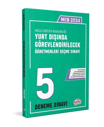 Meb Yurt Dışında Görevlendirilecek Öğretmenleri Seçme Sınavı Tamamı Çözümlü 5 Deneme Sınavı - 1