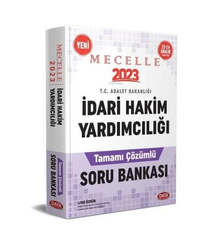 Mecelle İdari Hakim Yardımcılığı Tamamı Çözümlü Soru Bankası - 1