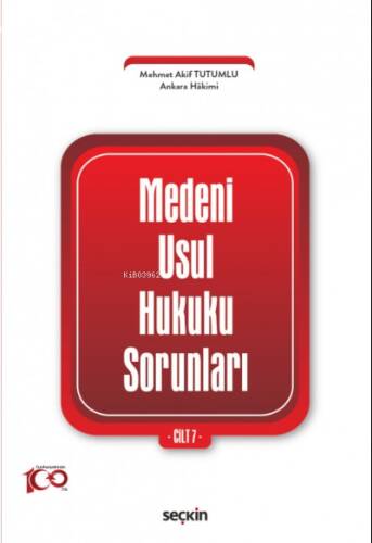 Medenî Usul Hukuku Sorunları Cilt: 7 - 1