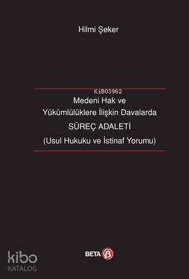 Medeni Hak ve Yükümlülüklere İlişkin Davalarda Süreç Adaleti; Usul Hukuku ve İstinaf Yorumu - 1