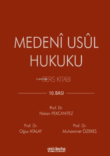 Medeni Usul Hukuku Ders Kitabı - 1