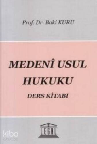 Medeni Usul Hukuku; Ders Kitabı - 1