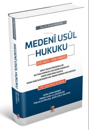 Medeni Usul Hukuku Ders Notu & Soru Bankası - 1