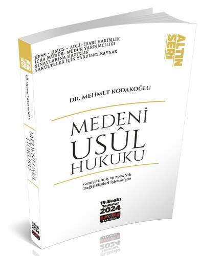 Medeni Usul Hukuku Konu Anlatımı - 1