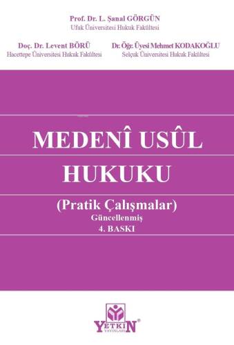 Medeni Usul Hukuku - Pratik Çalışmalar - 1