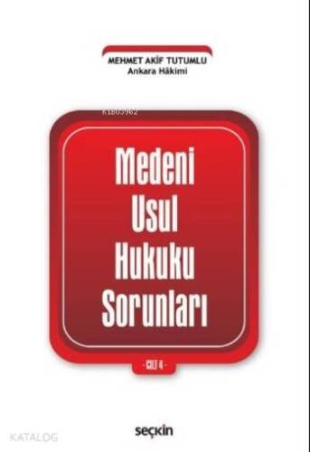 Medeni Usul Hukuku Sorunları (Cilt 4) - 1